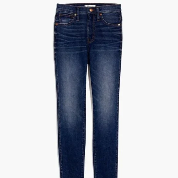 Madewell 10 High-Rise Skinny Jeans in Brockton Wash Size 28 EUC
